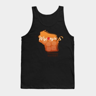 Orange Twist Shirt Tank Top